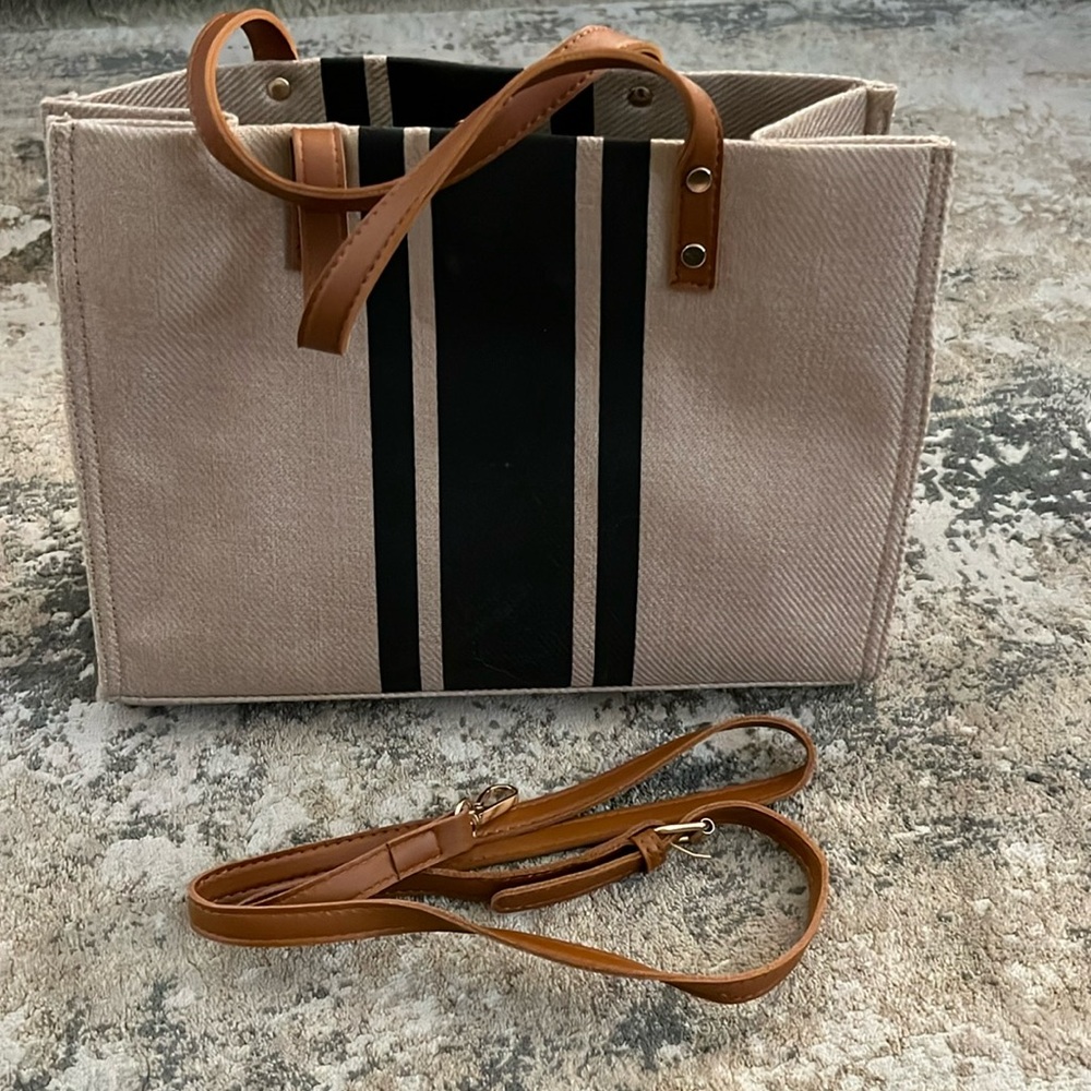Small tote with strap